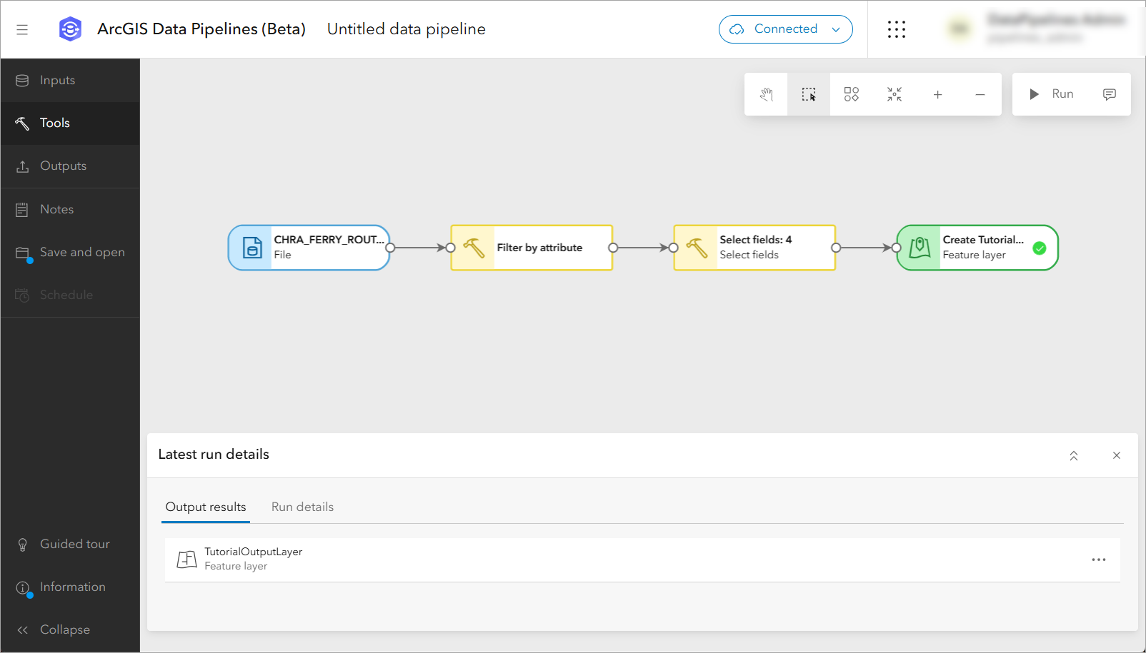 Complete data pipeline